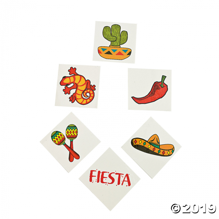 Fiesta Tattoos (72 Piece(s))