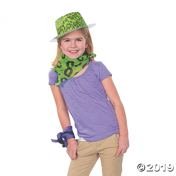 Neon Animal Print Bandanas (Per Dozen)