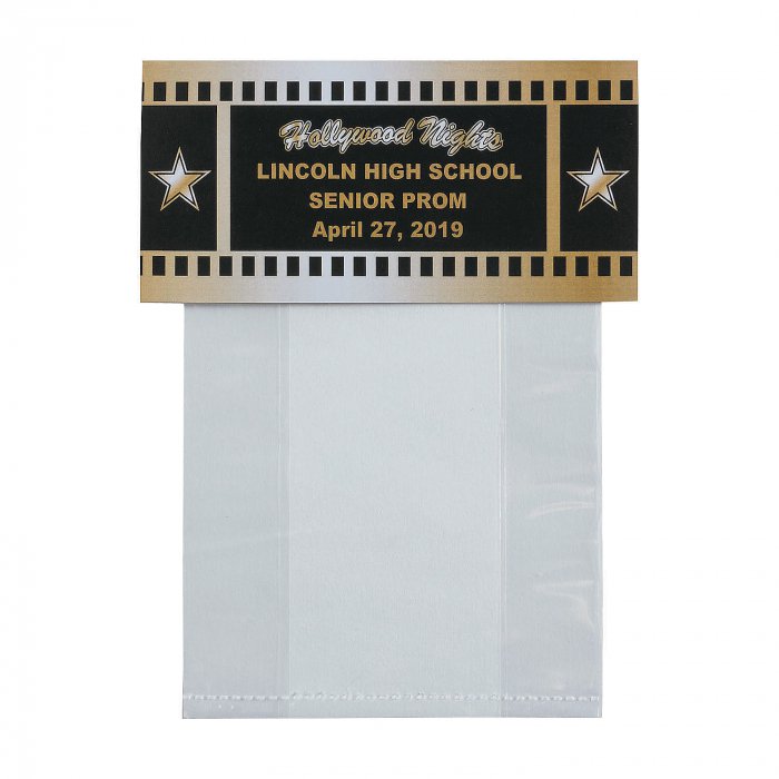 DIY Personalized Hollywood Nights Cellophane Favor Bags (50 Piece(s))