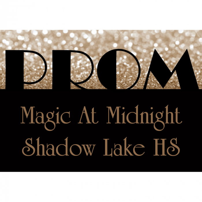 Personalized Gold Prom Keychains (Per Dozen)