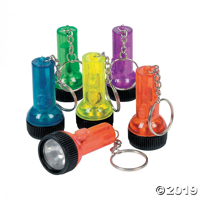 Large Beam Flashlight Keychains (Per Dozen)