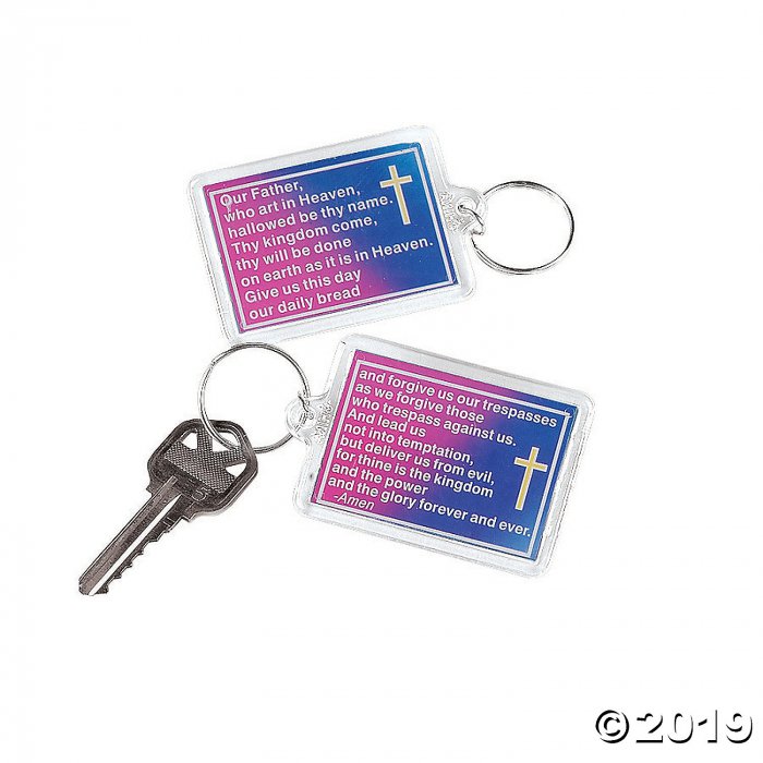 Lord's Prayer Keychains (Per Dozen)
