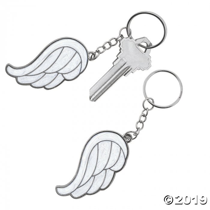 Angel Wing Keychains (Per Dozen)
