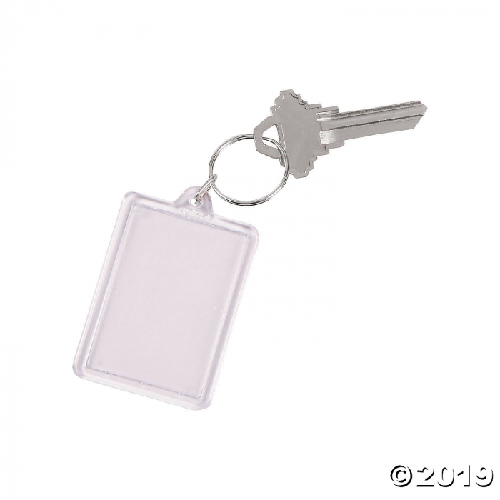 Clear Keychains (Per Dozen) Clear Keychains (Per Dozen)
