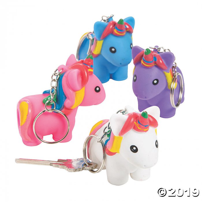 Unicorn PooP Keychain Squeezable Rubber Glitter Pooping Key Buckle Funny  Toy Gaggift