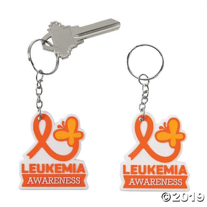 Leukemia Awareness Keychains (Per Dozen)