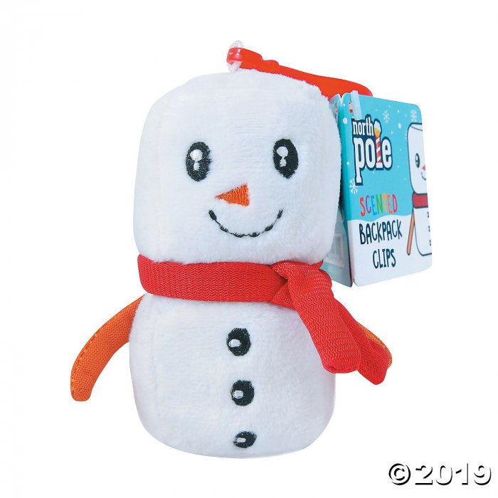Backpack Buddies Plush Marshmallow Backpack Clip Keychain (1 Piece(s))