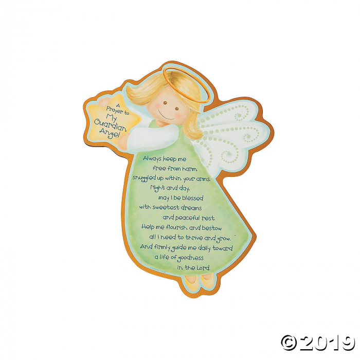 Guardian Angel Plaque (1 Piece(s))