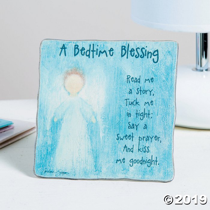 Blue Bedtime Blessing Plaque (1 Piece(s))