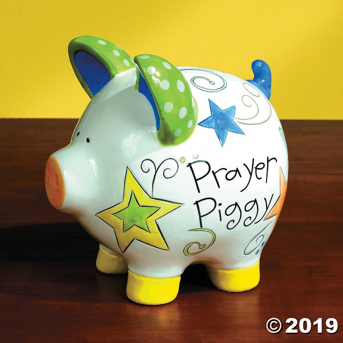 Prayer Piggy Bank with Card (1 Piece(s))