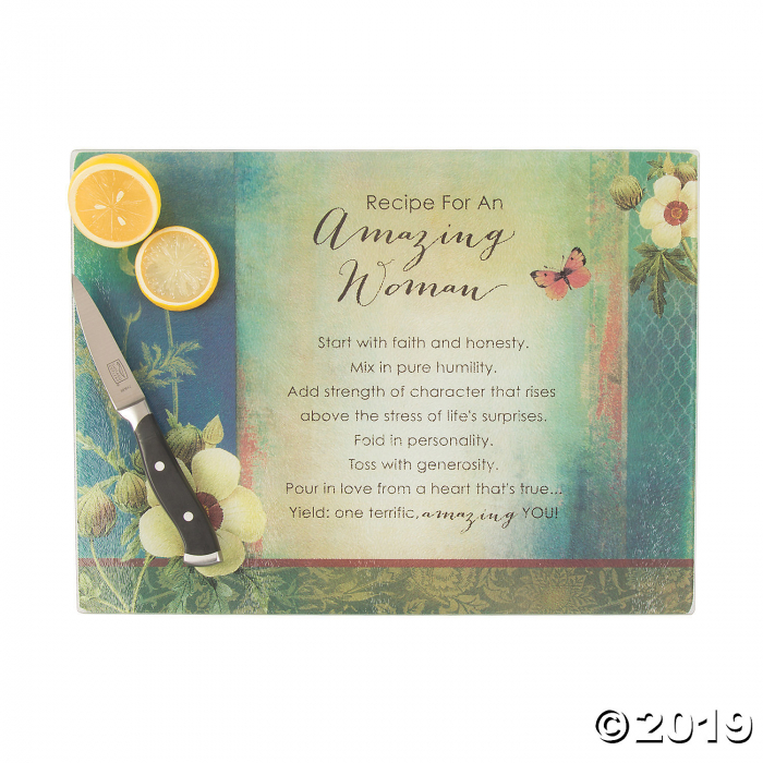 Recipe for an Amazing Woman Cutting Board (1 Piece(s))