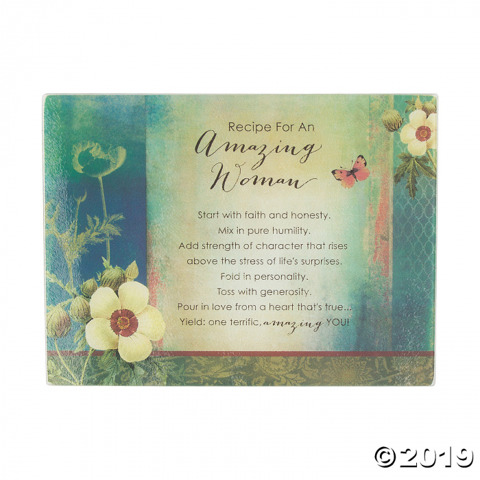 Recipe for an Amazing Woman Cutting Board (1 Piece(s))