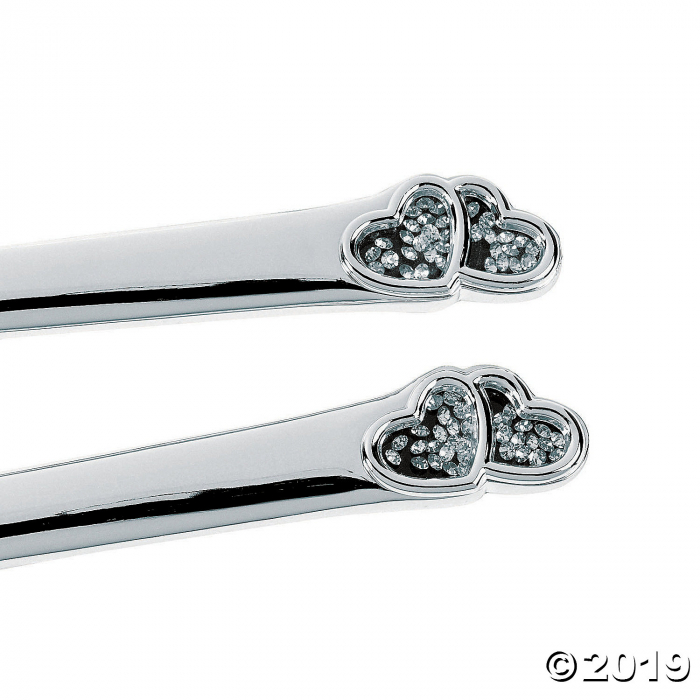 Floating Crystals Wedding Cake Knife & Server Set (1 Set(s))