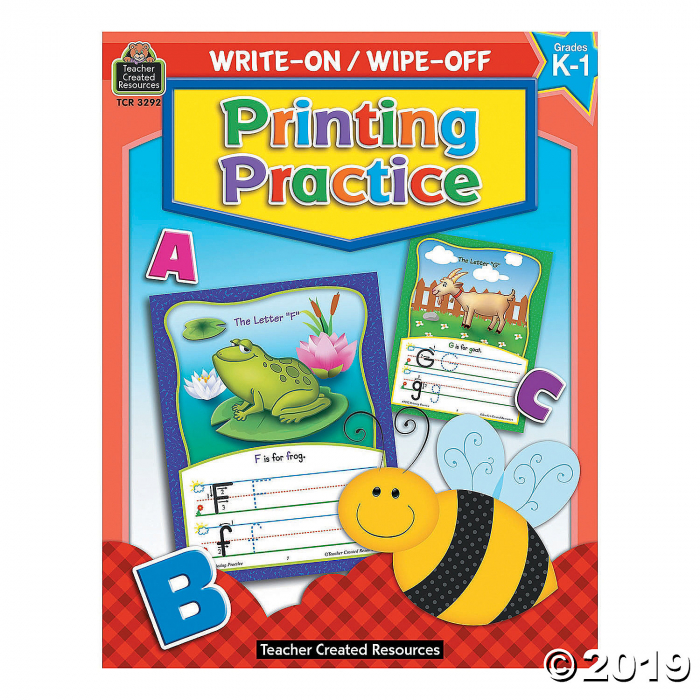 Write On, Wipe Off Printing Practice Book (1 Piece(s))