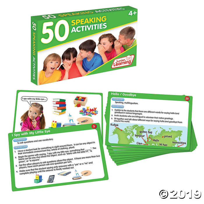 50 Speaking & Listening Activities (1 Set(s))