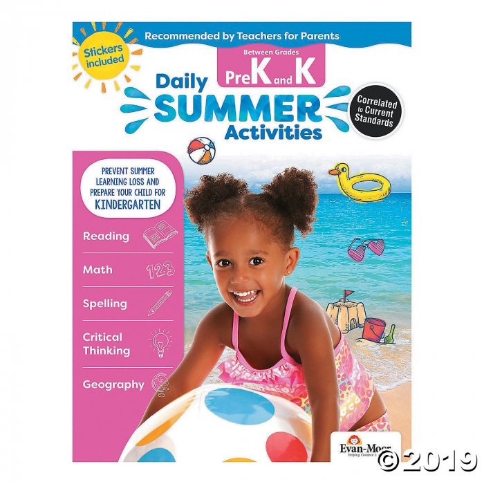 Daily Summer Activities - Moving from PreK to Kindergarten Activity Book (1 Piece(s))