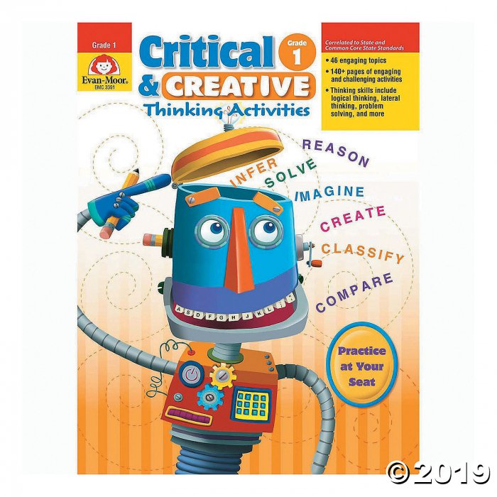 Critical and Creative Thinking Activities - Teacher Reproducibles Book, Grade 1 (1 Piece(s))