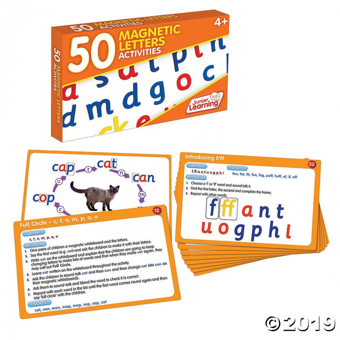 50 Magnetic Letter Activities (1 Set(s))