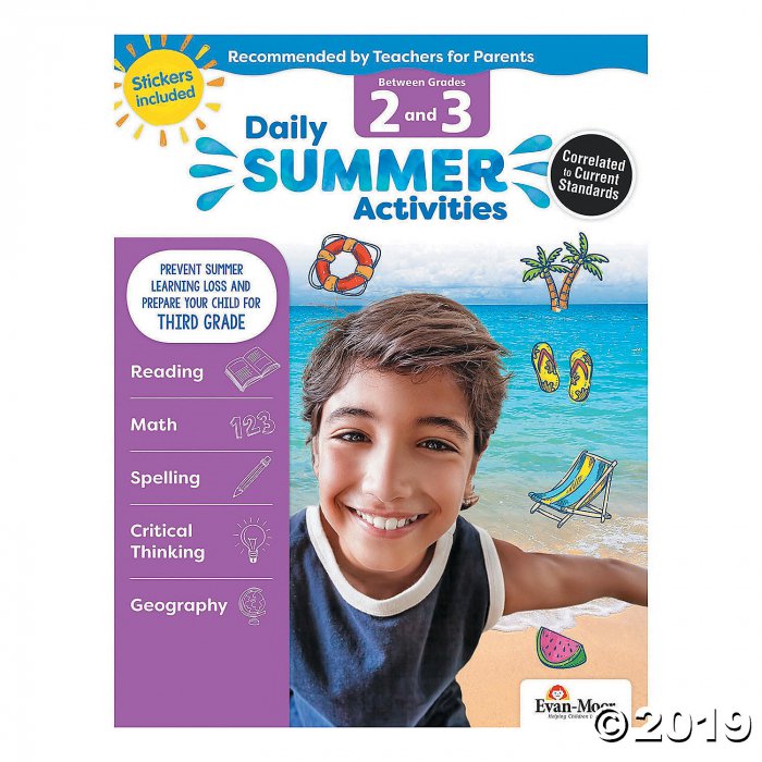 Daily Summer Activities - Moving from 2nd Grade to 3rd Grade Activity Book (1 Piece(s))