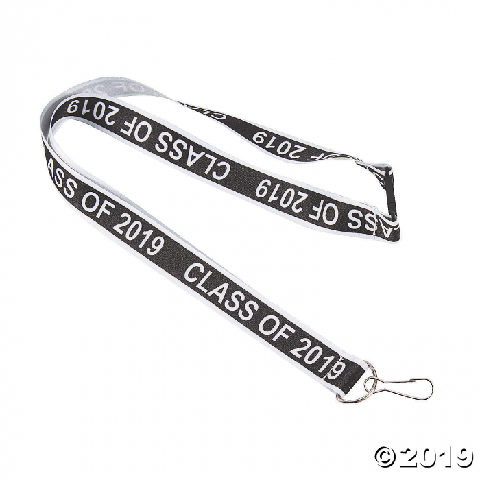 Black Class of 2019 Lanyards (Per Dozen)