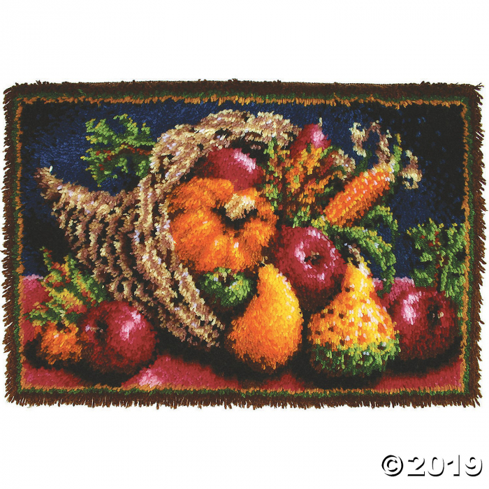 Caron Classic Latch Hook Kit - Country Harvest (1 Set(s))