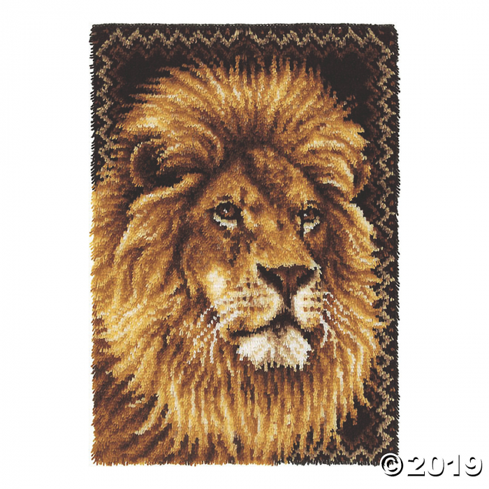 Caron Wonderart Latch Hook Kit - Lion (1 Set(s))