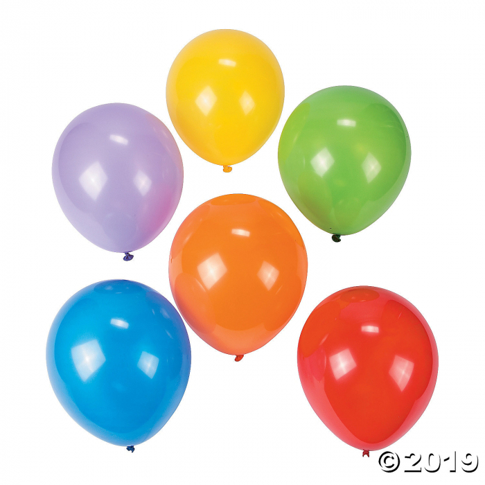 Bulk Round 9" Latex Balloons (144 Piece(s))