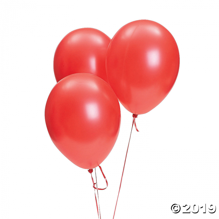 Red Metallic 11" Latex Balloons (24 Piece(s))