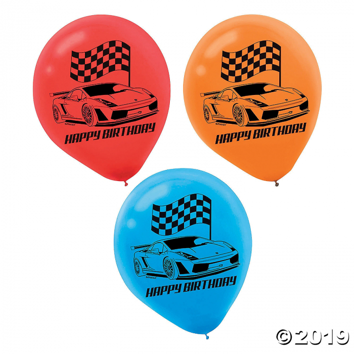 Hot Wheels® 12" Latex Balloons (6 Piece(s))