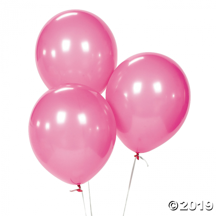 Hot Pink 11" Latex Balloons (24 Piece(s))