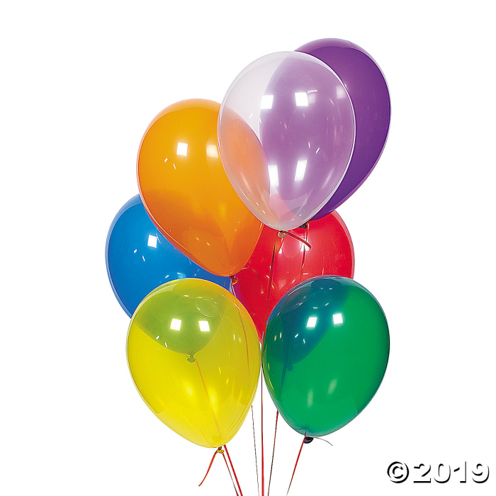 Bulk Crystaltone Color 11" Latex Balloons (144 Piece(s))