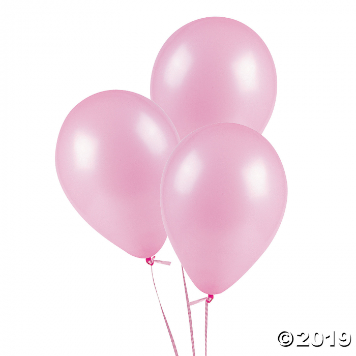 Light Pink 9" Latex Balloons (24 Piece(s))