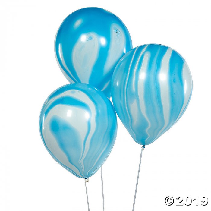 Blue Marble 11" Latex Balloons (24 Piece(s))