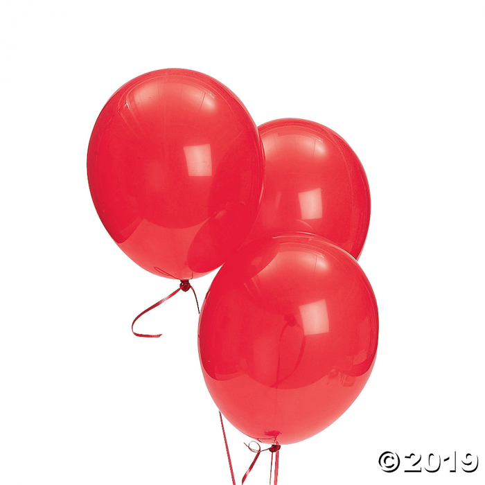 Red 9" Latex Balloons (24 Piece(s))