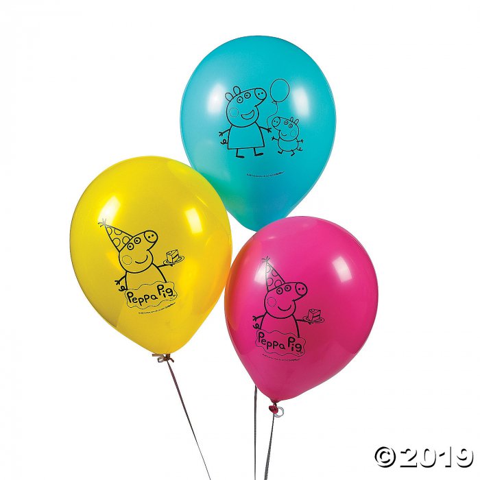 Peppa Pig 12" Latex Balloons (6 Piece(s))