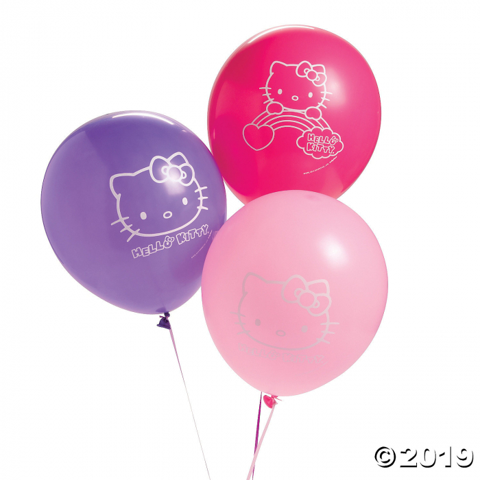 Hello Kitty® Rainbow 12" Latex Balloons (6 Piece(s))