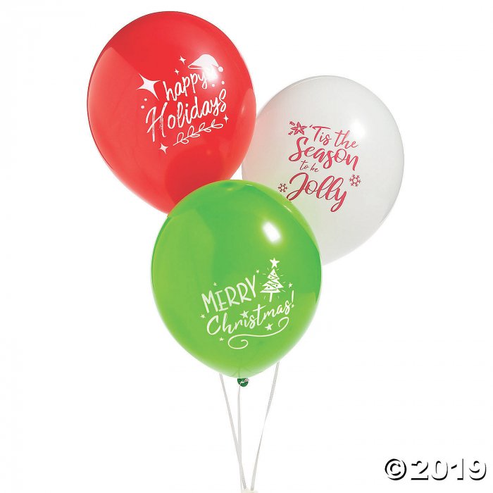 Holiday 11" Latex Balloons (24 Piece(s))