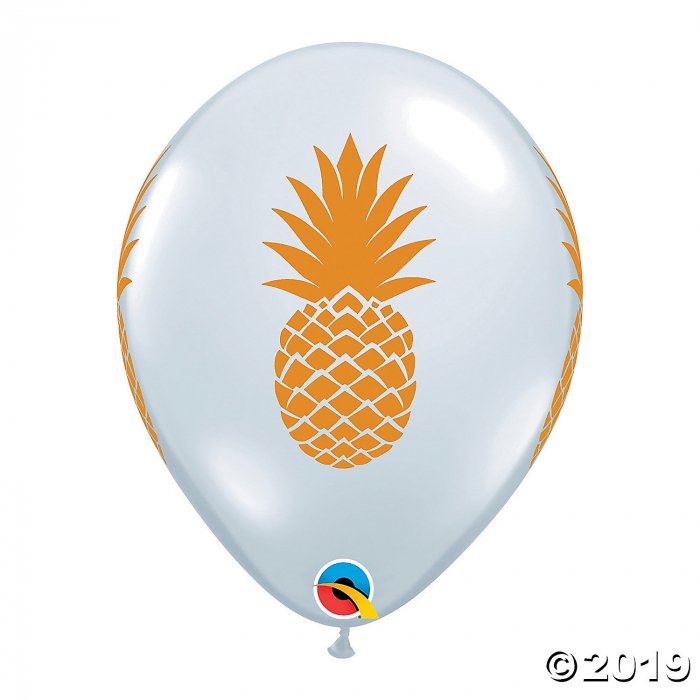 Pineapple Print 11" Latex Balloons (50 Piece(s))