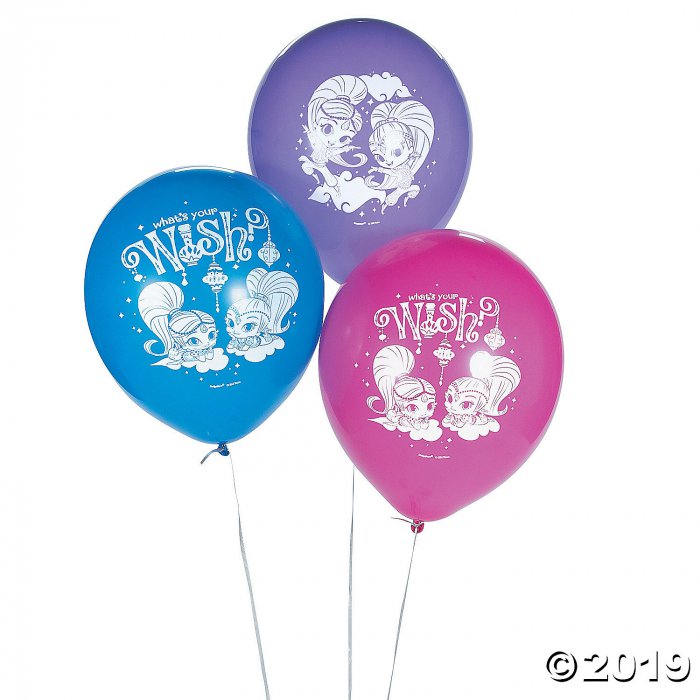 Nickelodeon Shimmer & Shine 12" Latex Balloons (6 Piece(s))