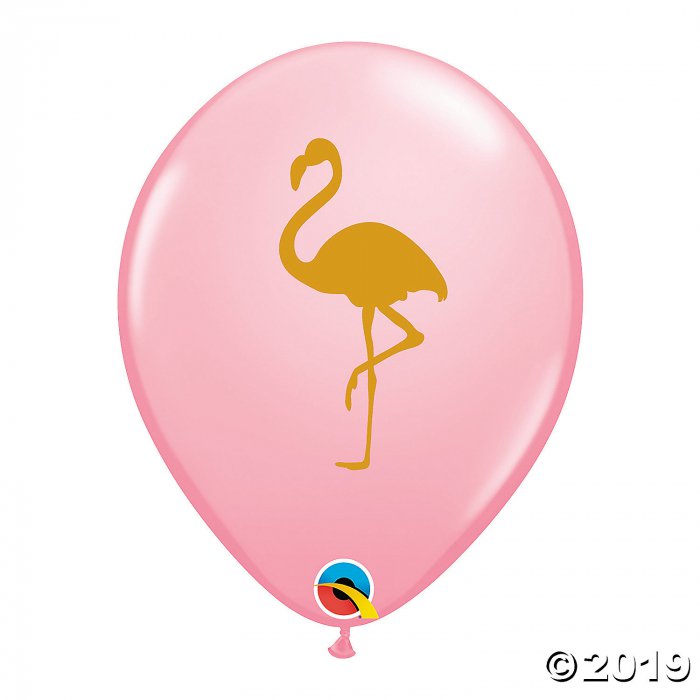 Flamingo Print 11" Latex Balloons (50 Piece(s))