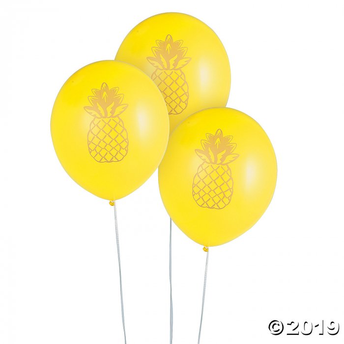 Pineapple 11" Latex Balloons (24 Piece(s))