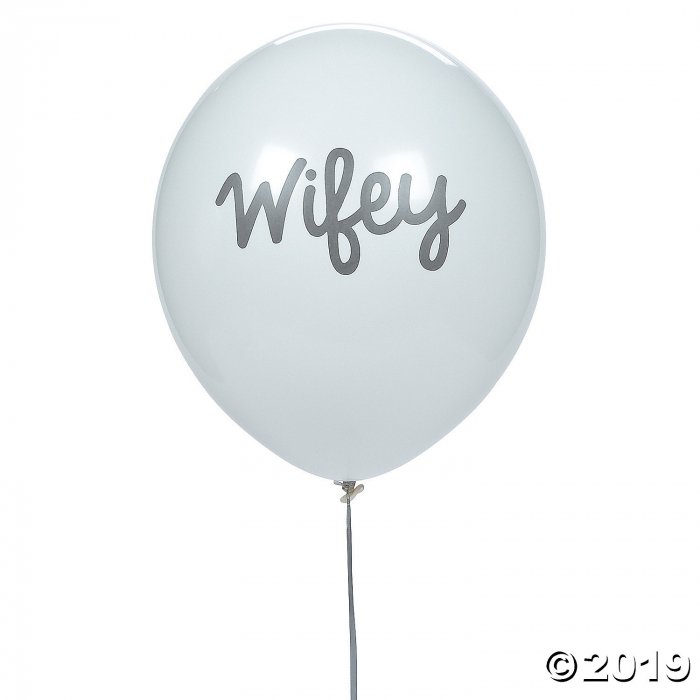 Wifey 11" Latex Balloons (24 Piece(s))