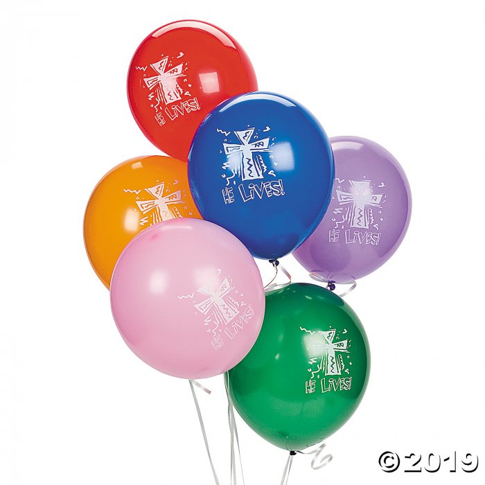 He Lives! 11" Latex Balloons (48 Piece(s))