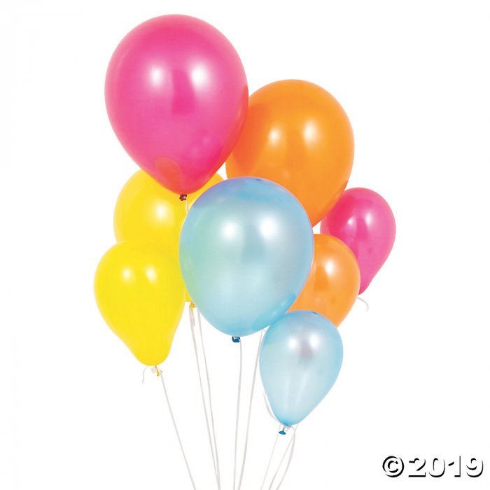 Fiesta 5" - 11" Latex Balloons (48 Piece(s))