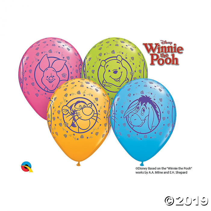 Winnie The Pooh 11 Latex Balloons 25 Piece S