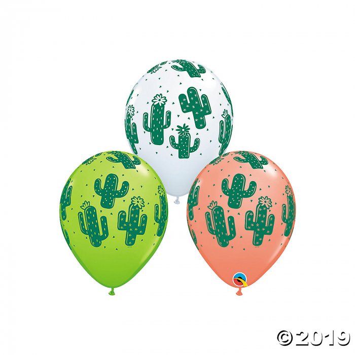 Cactus Print 11" Latex Balloons (50 Piece(s))
