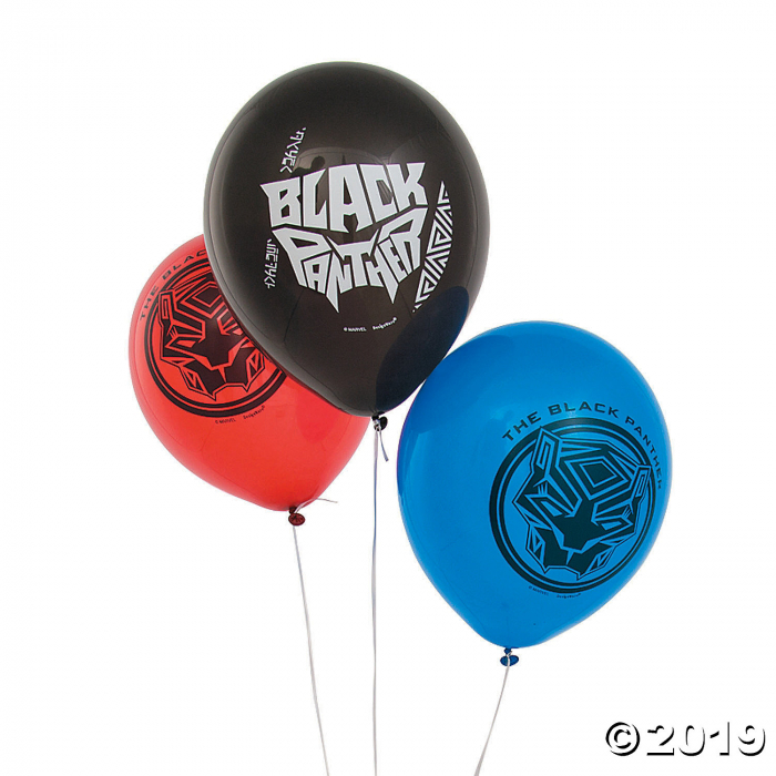 Marvel's Black Panther 12" Latex Balloons (6 Piece(s)) Marvel's Black Panther 12" Latex Balloons (6 Piece(s))