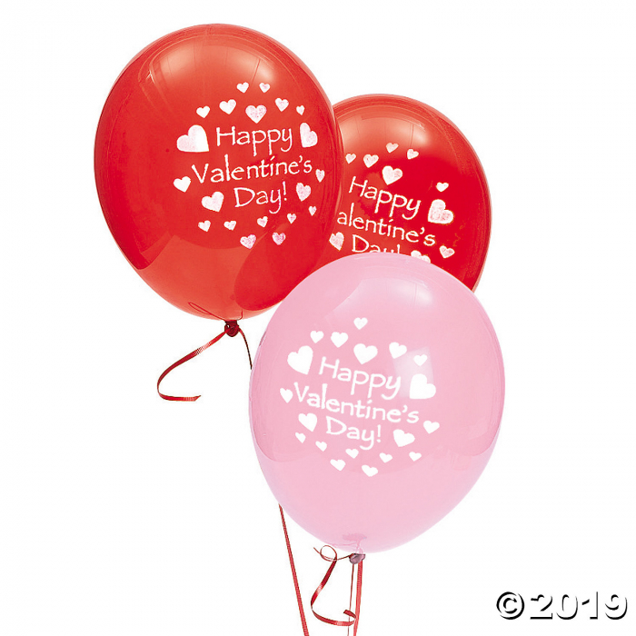 Happy Valentine's Day! 11" Latex Balloons (48 Piece(s))