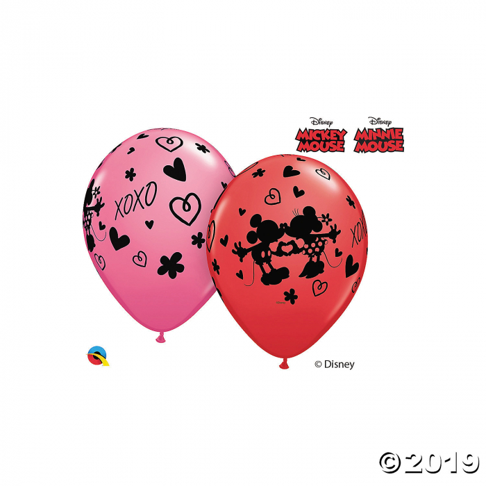 Disney® Mickey & Minnie XOXO 11" Latex Balloon Assortment (25 Piece(s))