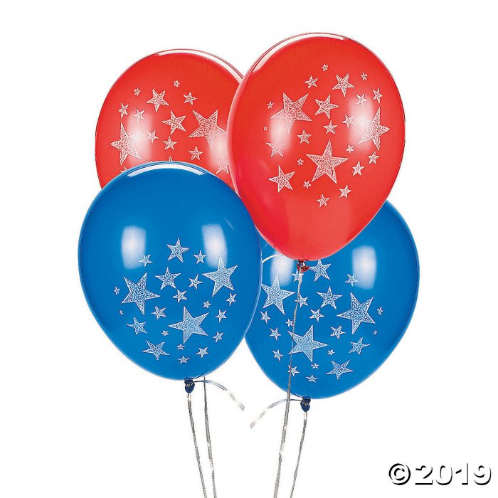 Bulk Patriotic 11" Latex Balloons (144 Piece(s))
